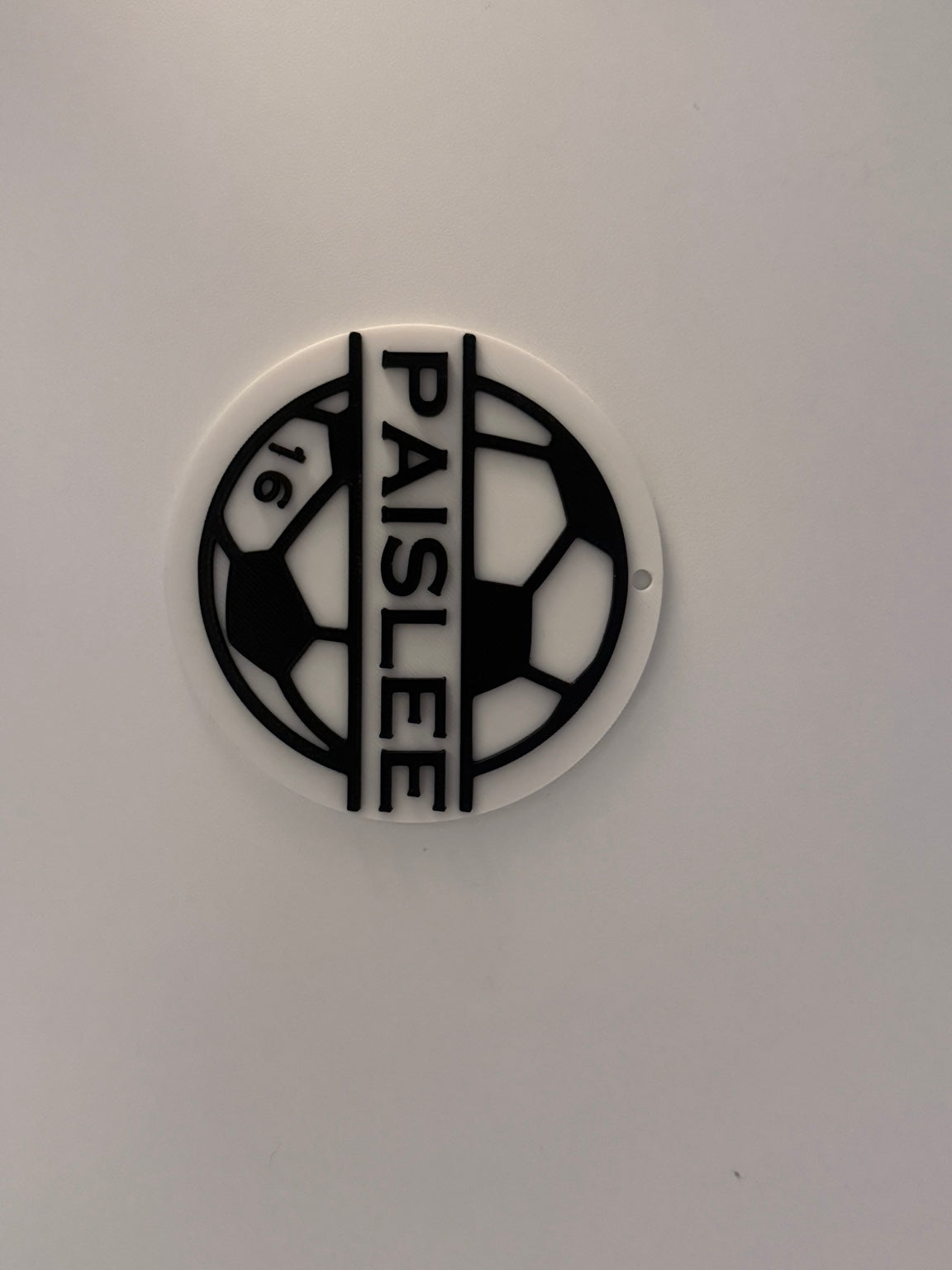 Personalized Soccer Bag Tag | Custom Name & Number | Boutte Print Lab