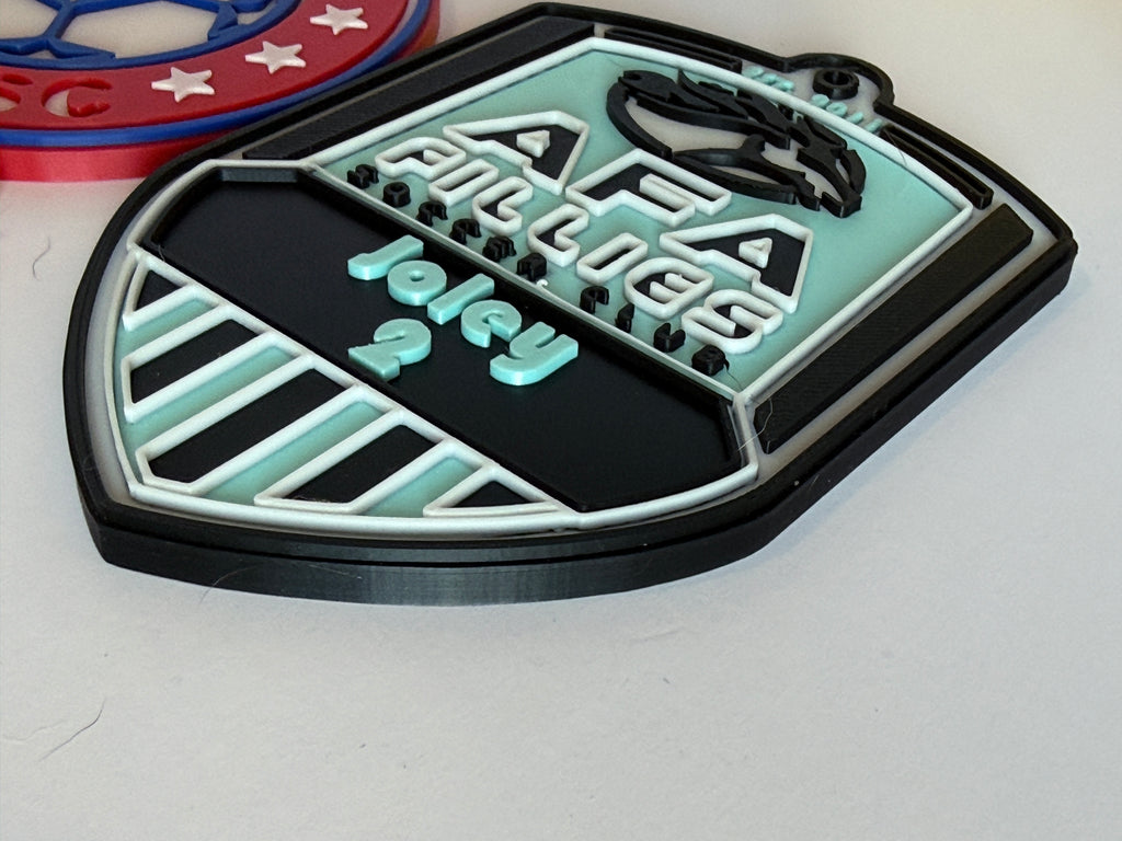 Custom 3D Printed sports Bag Tag