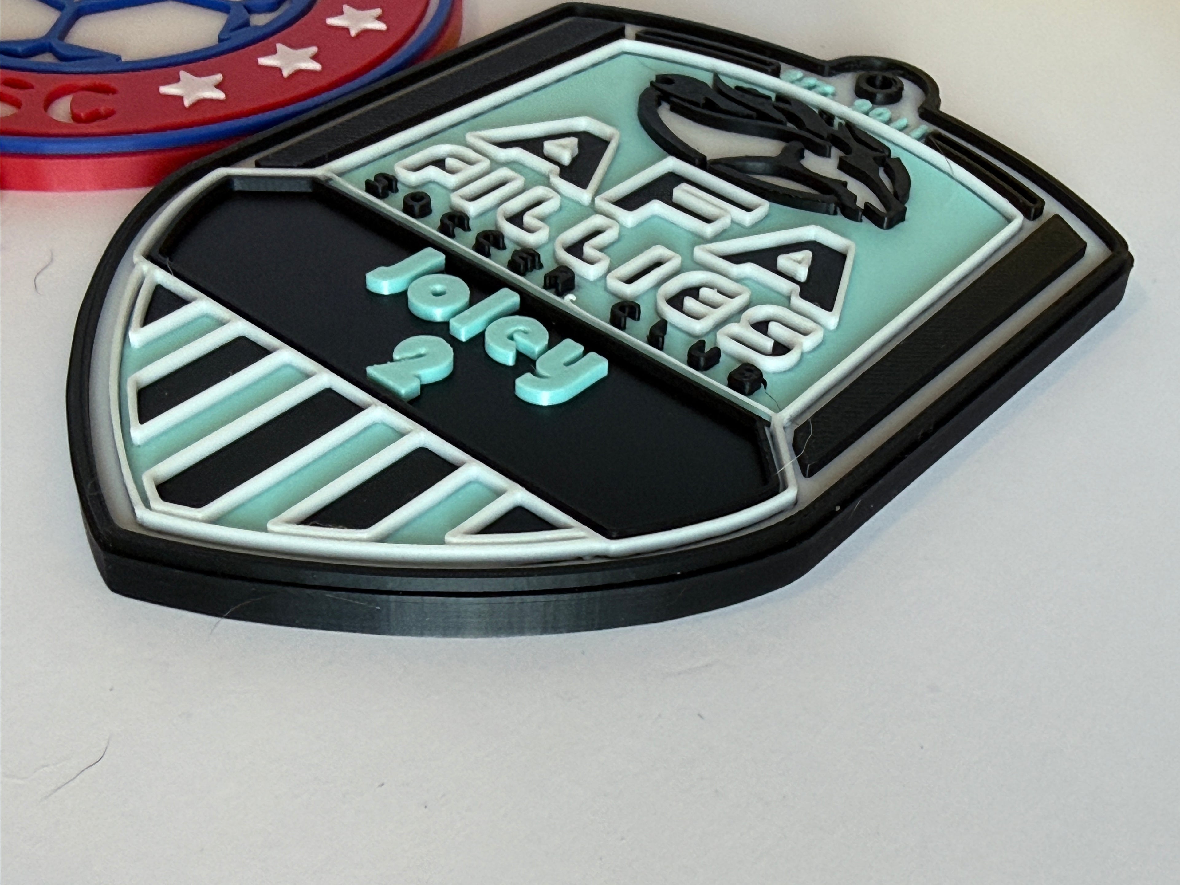 Custom 3D Printed sports Bag Tag