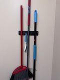 Wall Mounted Broom & Mop Holder | Cleaning Tool Organizer | Garage & Laundry Storage