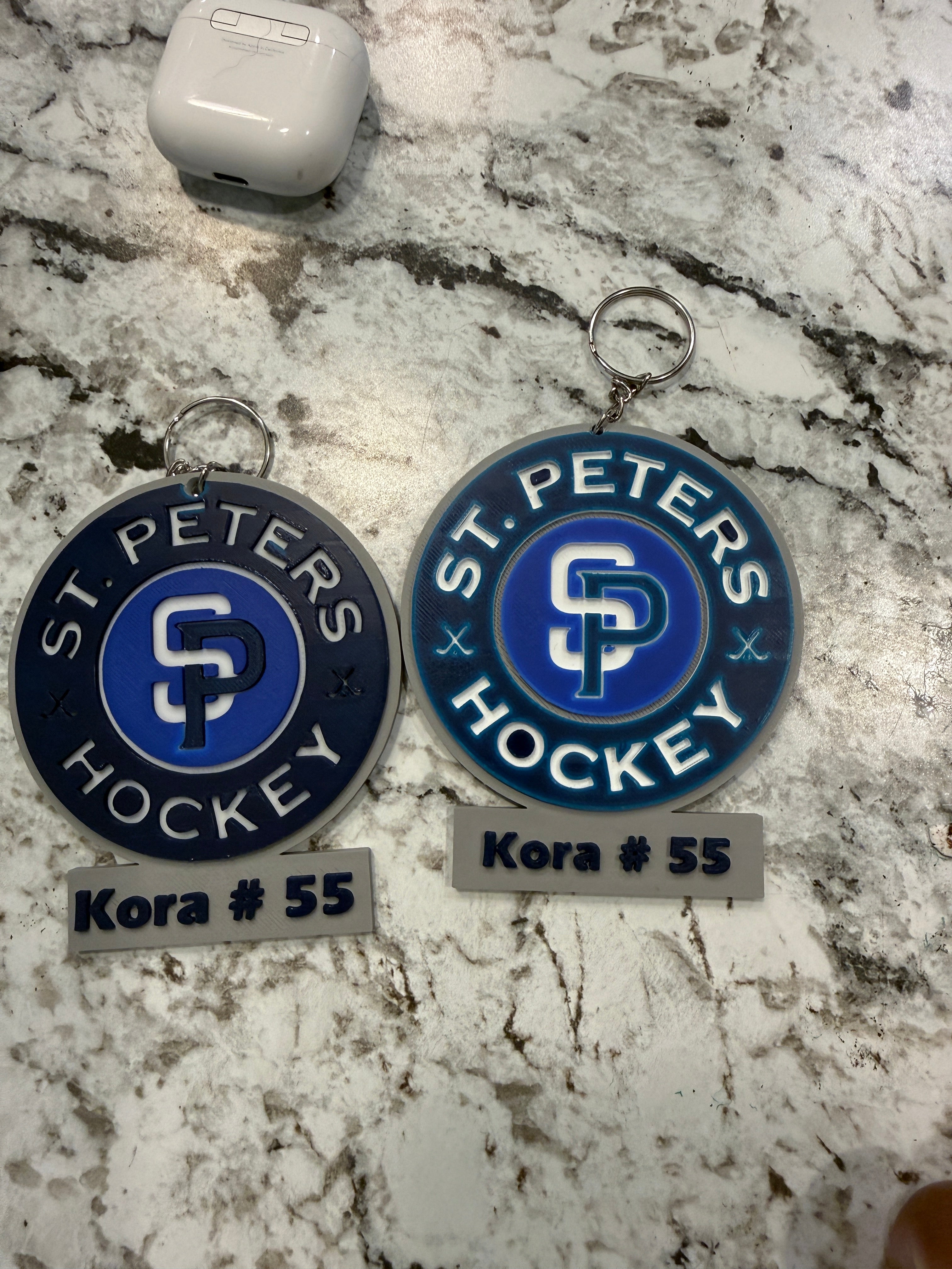 Custom 3D Printed sports Bag Tag