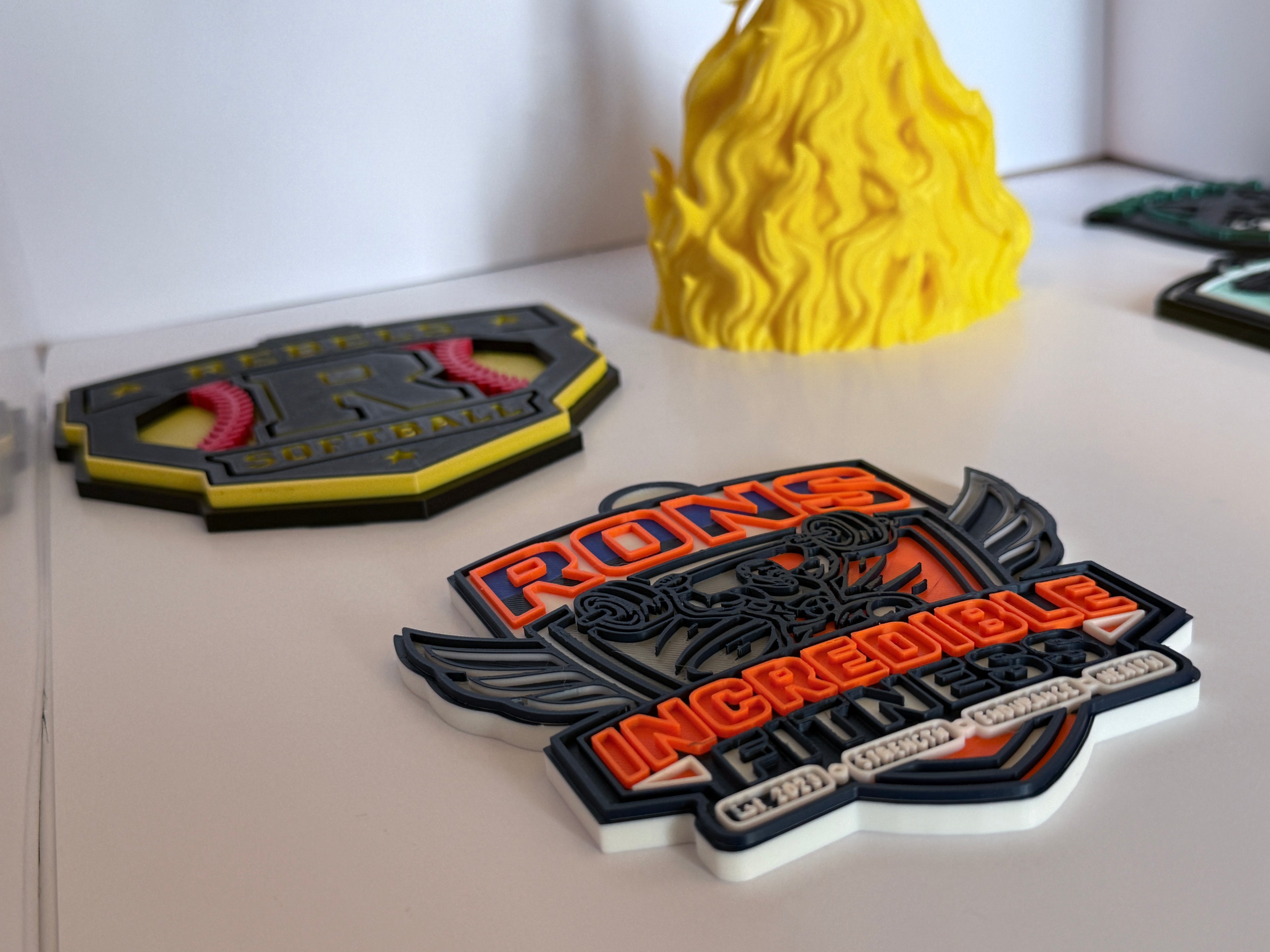 Custom 3D Printed sports Bag Tag