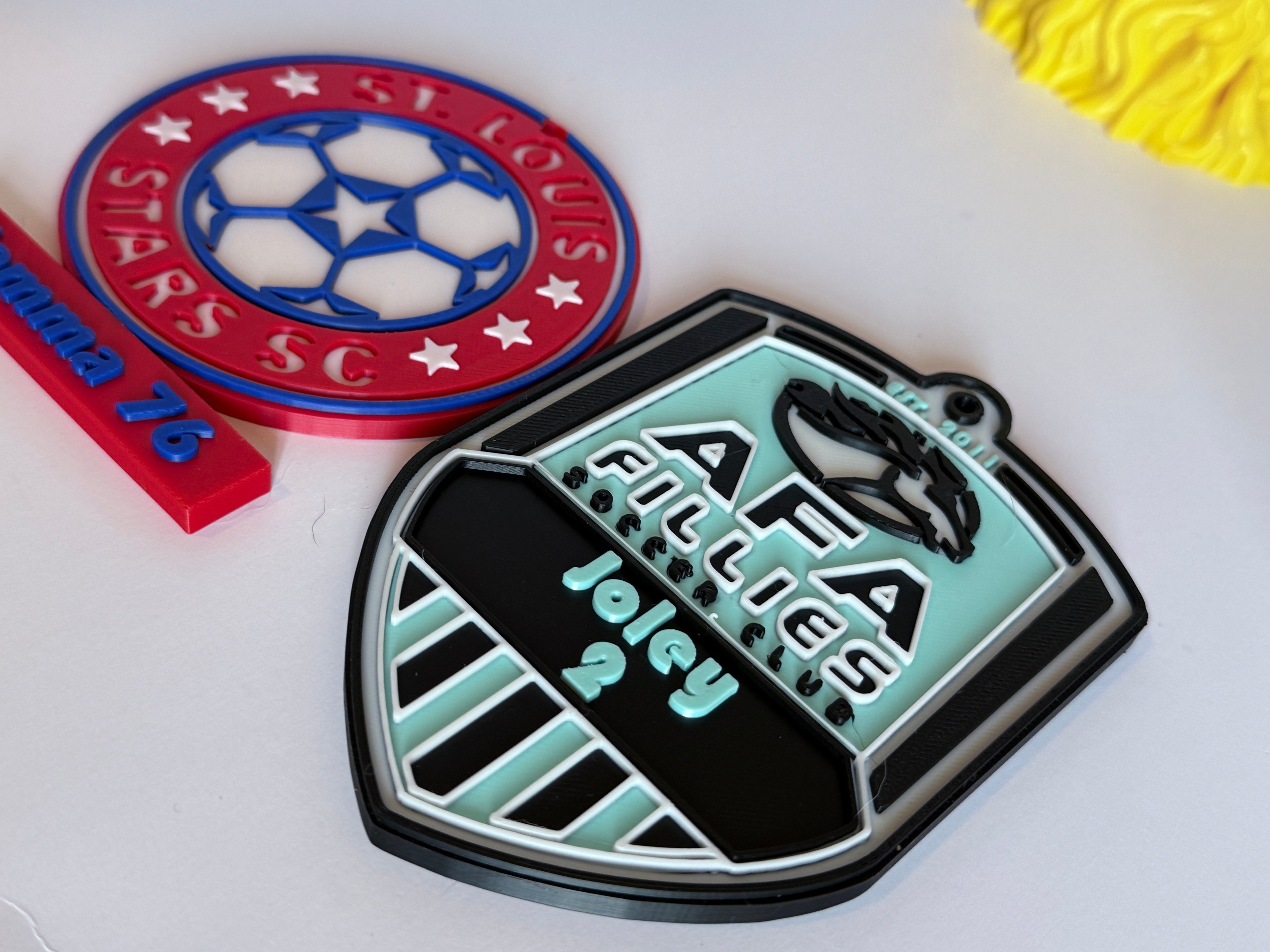 Custom 3D Printed sports Bag Tag