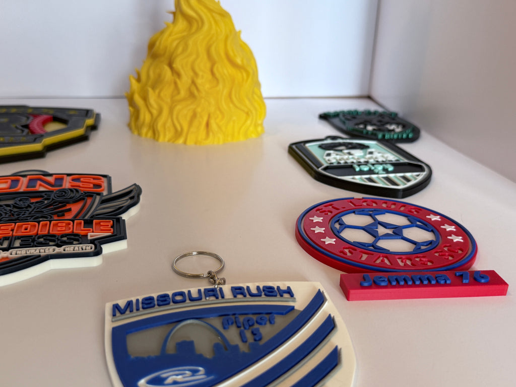 Custom 3D Printed sports Bag Tag