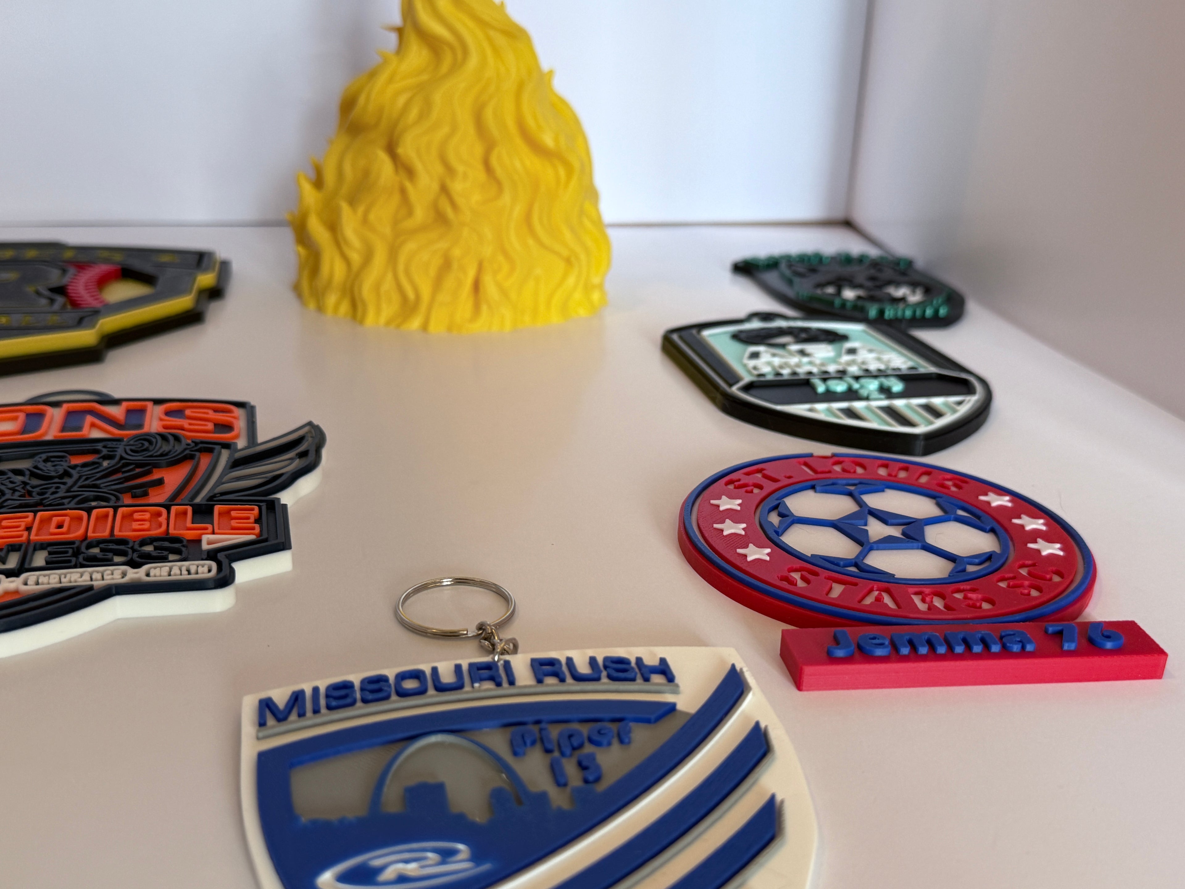 Custom 3D Printed sports Bag Tag