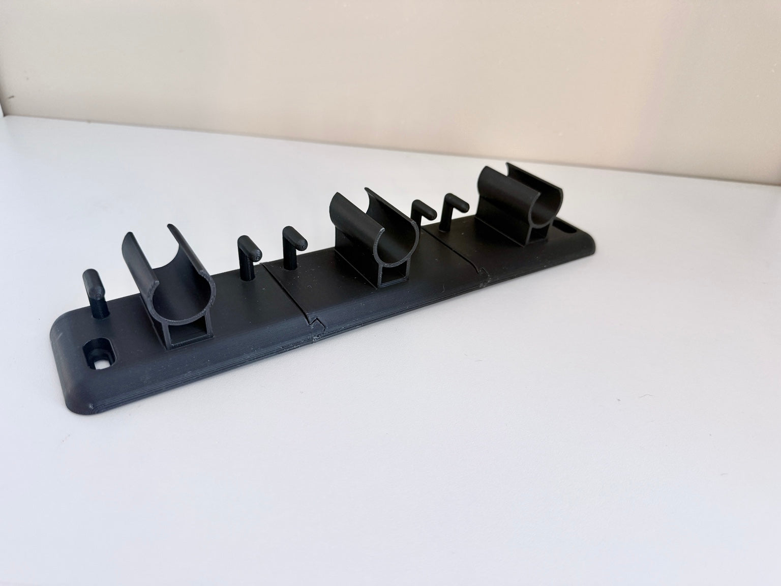 Wall Mounted Broom & Mop Holder | Cleaning Tool Organizer | Garage & Laundry Storage