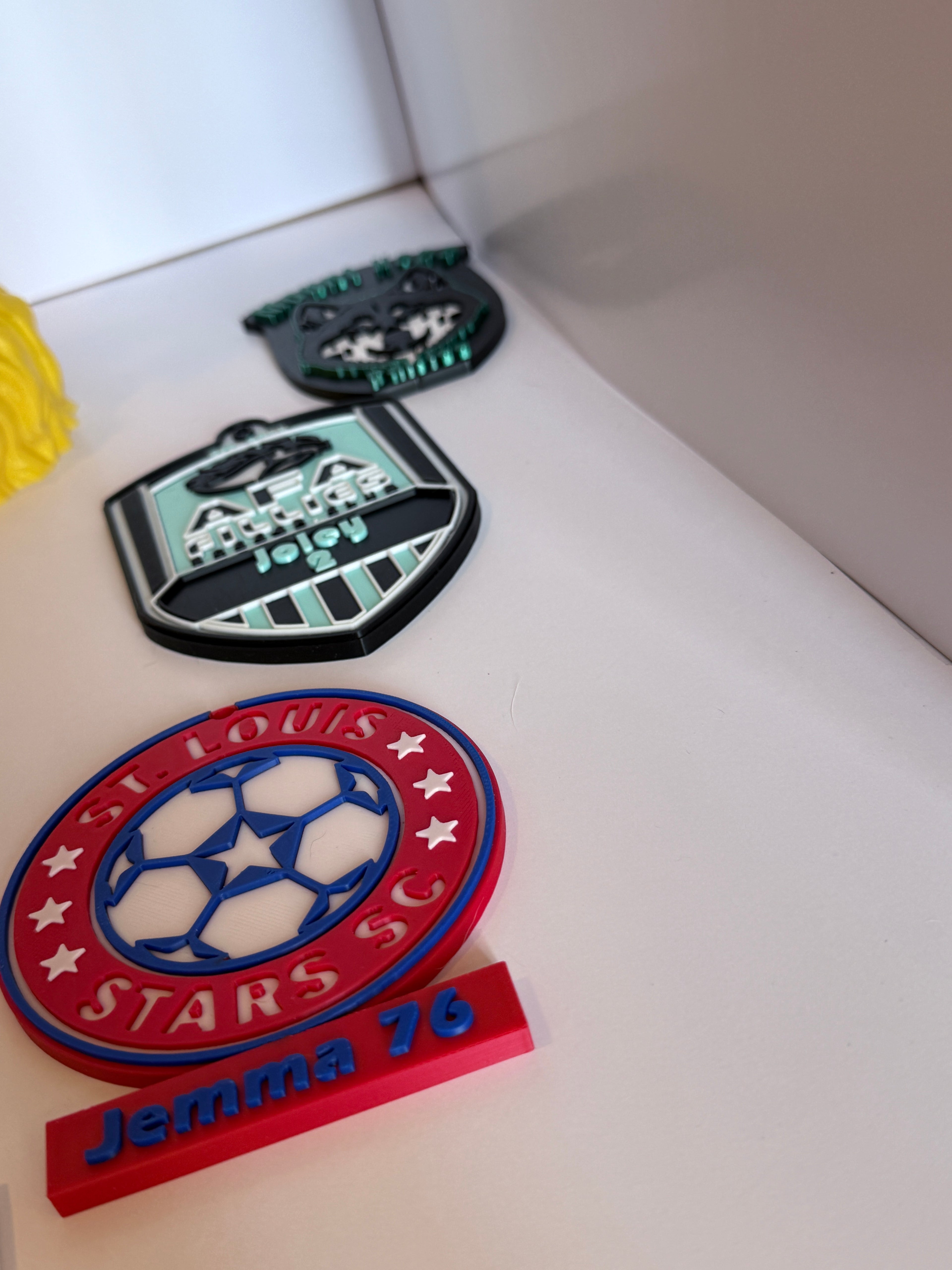 Custom 3D Printed sports Bag Tag