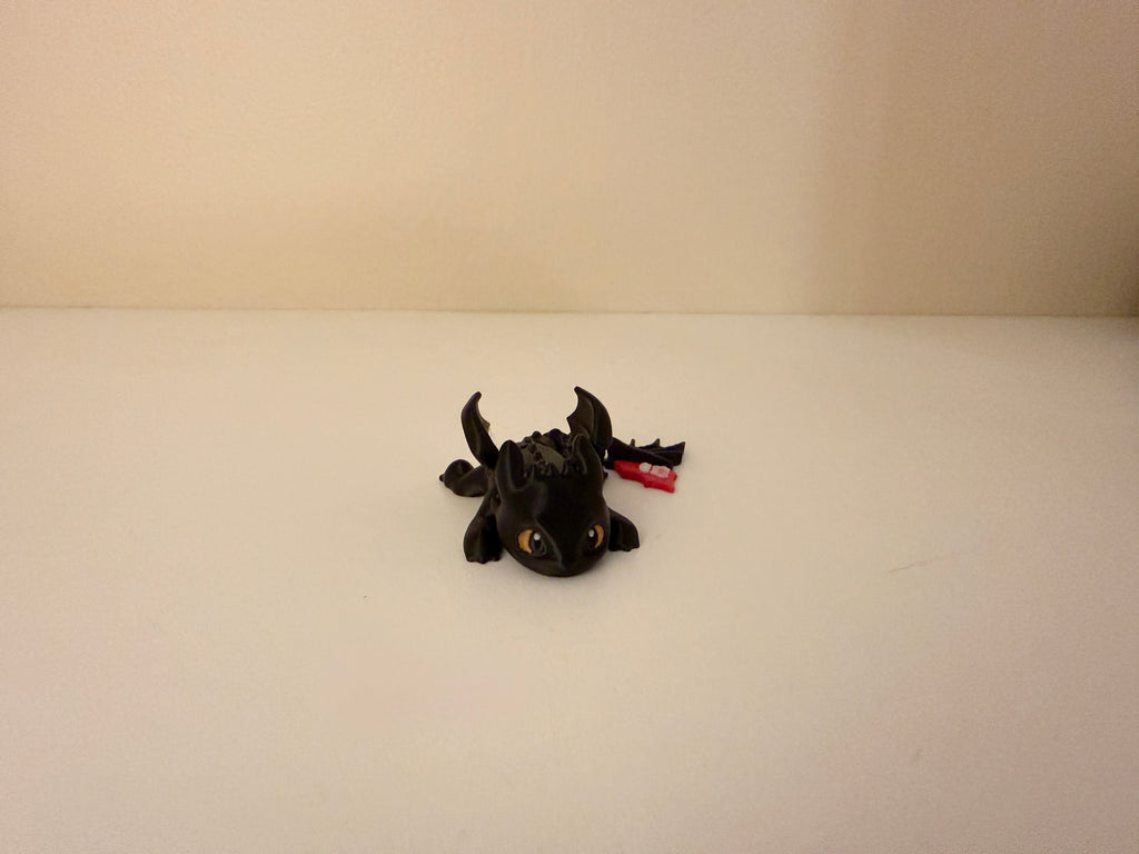 Toothless Inspired Dragon – 3D Printed Flexi Dragon