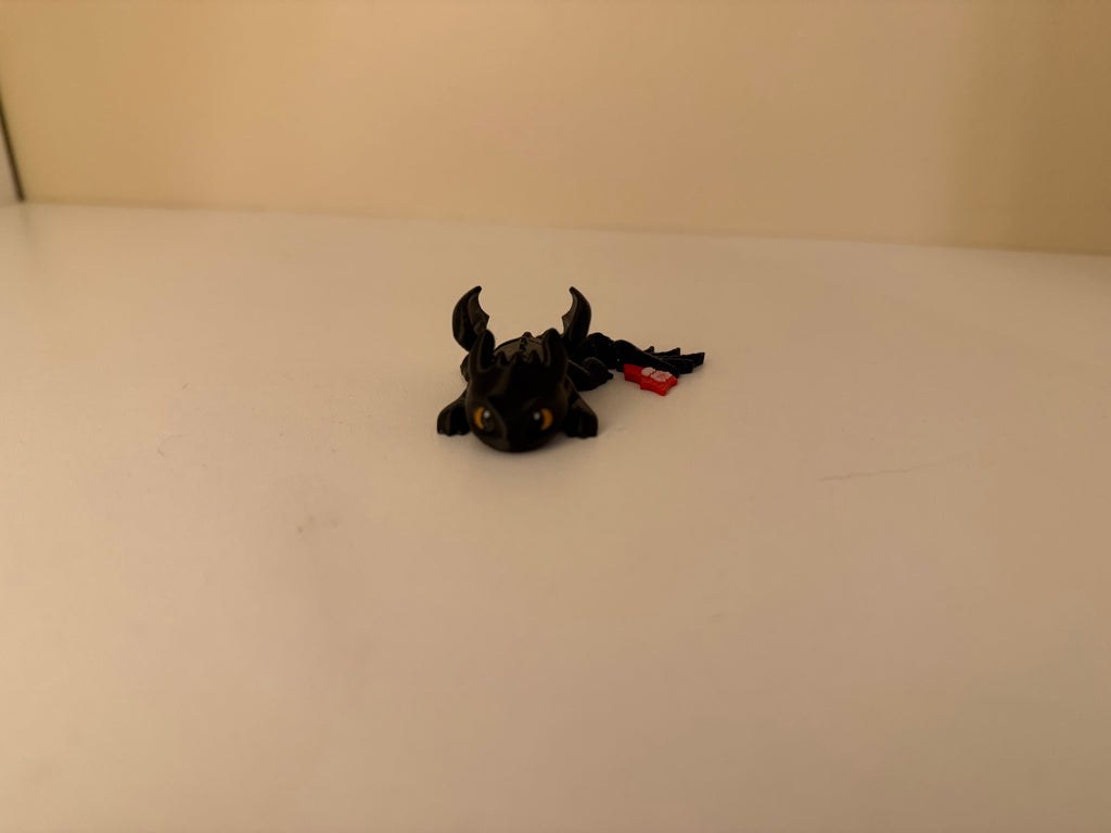 Toothless Inspired Dragon – 3D Printed Flexi Dragon