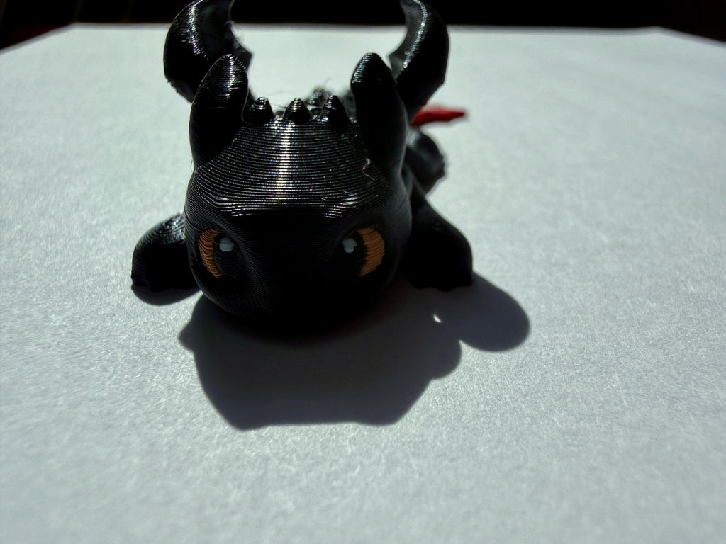 Toothless Inspired Dragon – 3D Printed Flexi Dragon