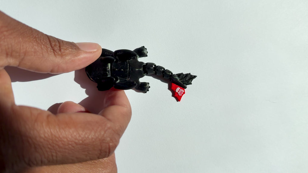Toothless Inspired Dragon – 3D Printed Flexi Dragon